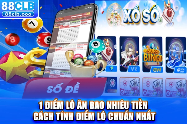 1 điểm lô ăn bao nhiêu tiền?